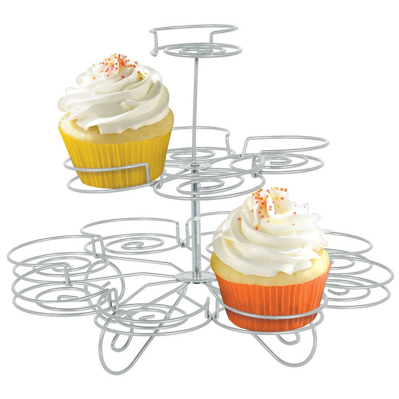 3 Tier Wire Cupcake Stand
