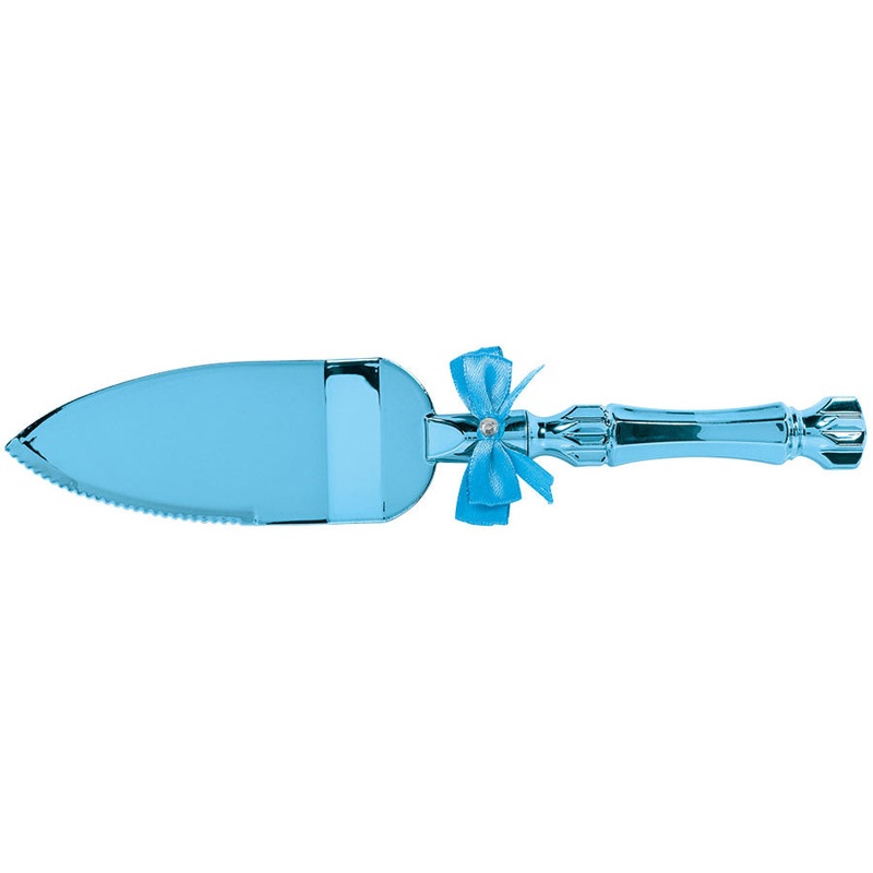 Blue Baby Shower Cake Server