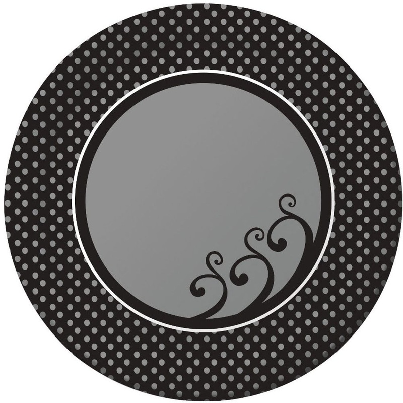 Chic Wedding Cake Dessert Plates (8ct)