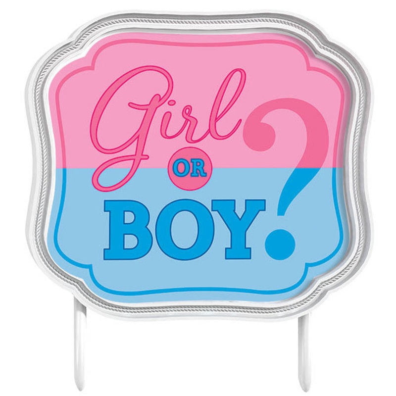 Girl or Boy Cake Topper