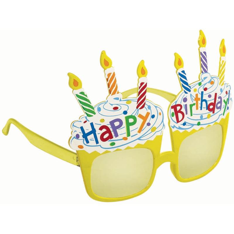 Happy Birthday Cupcake Glasses