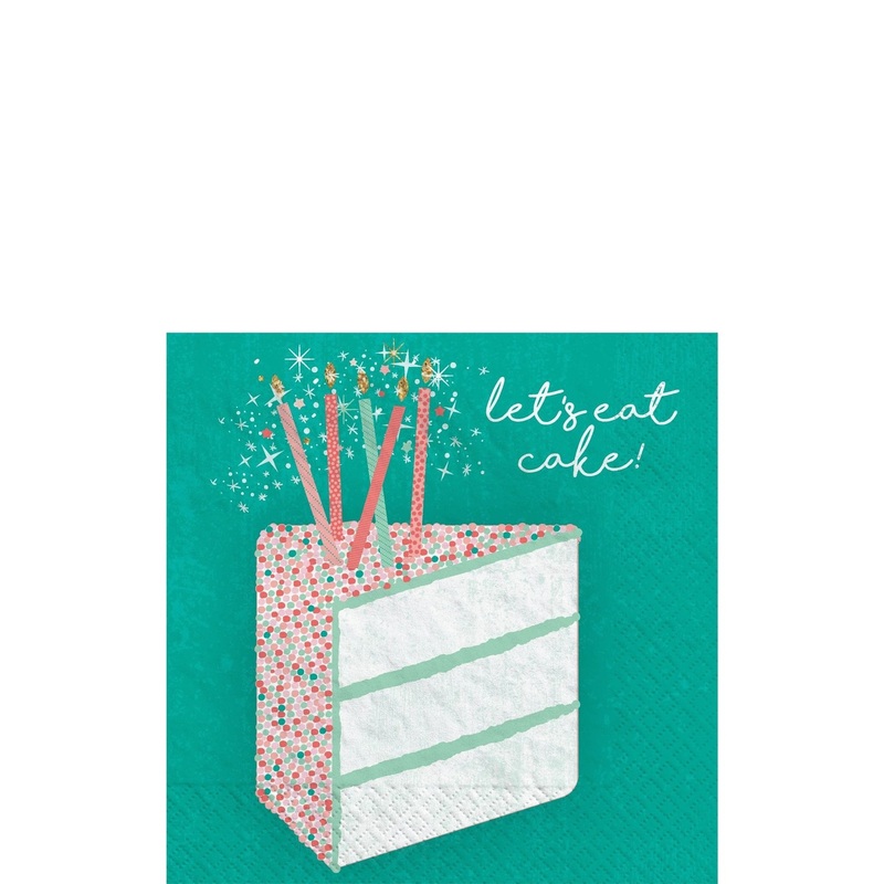 Happy Cake Day Beverage Napkins | 16ct