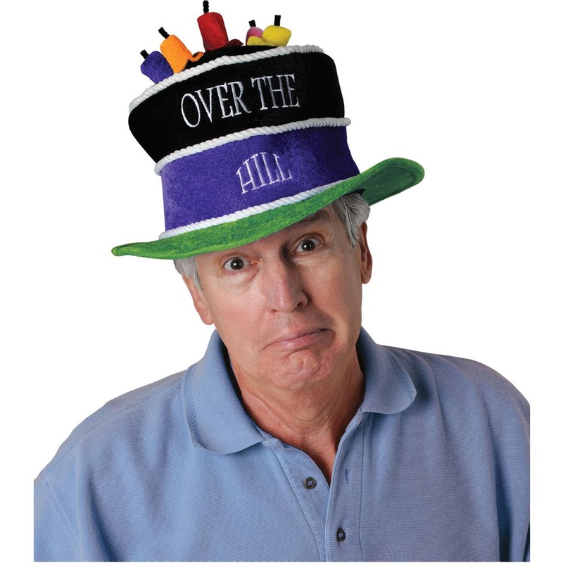 Over The Hill Birthday Cake Hat