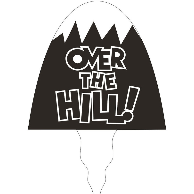 Over The Hill Cake Topper
