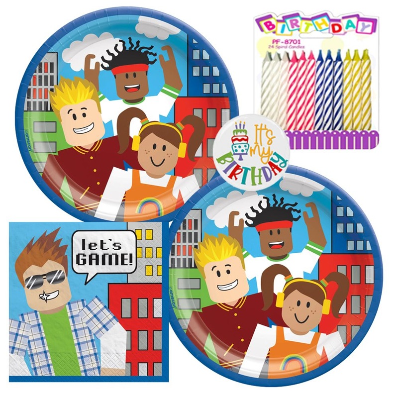 Party Town Tableware Party Kit for Cake (16 Guests)