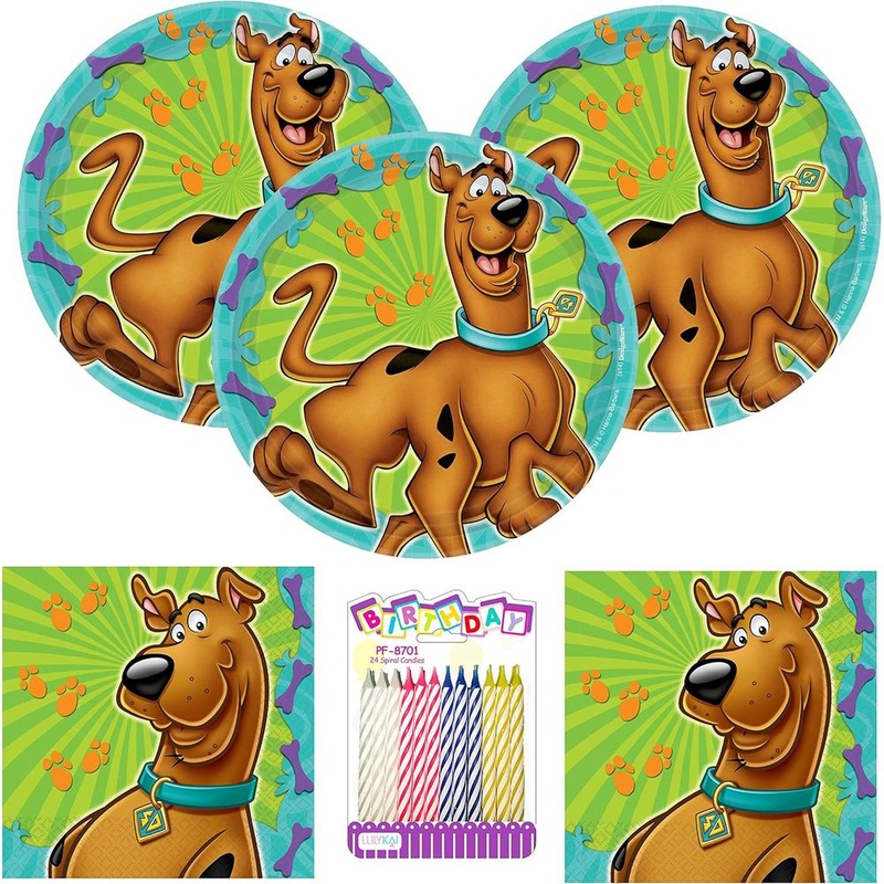 Scooby-Doo Tableware Party Kit for Cake (16 Guests)