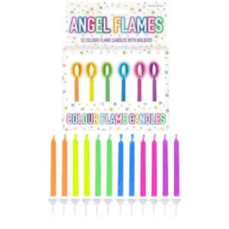 Cake Angel Candles - Multicoloured