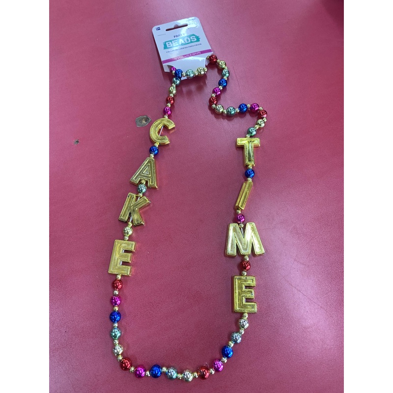 Cake Time party beads