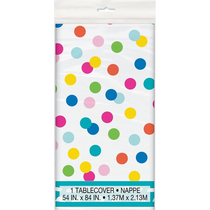 Confetti Cake Birthday Tablecover 54x84
