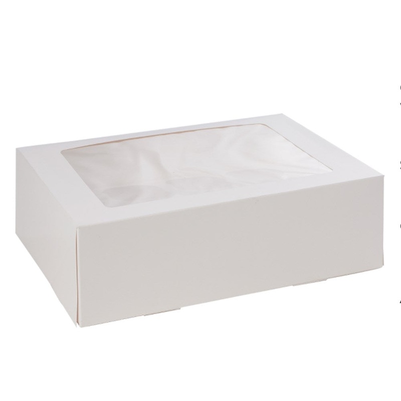 Cupcake Box And Tray 25set-pack - White