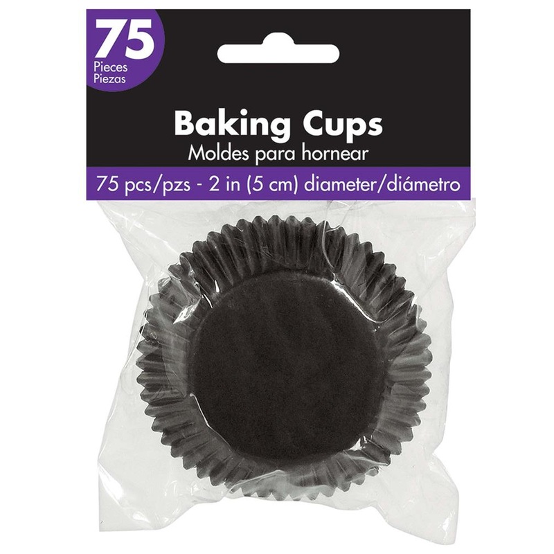 Cupcake Case Black 75ct
