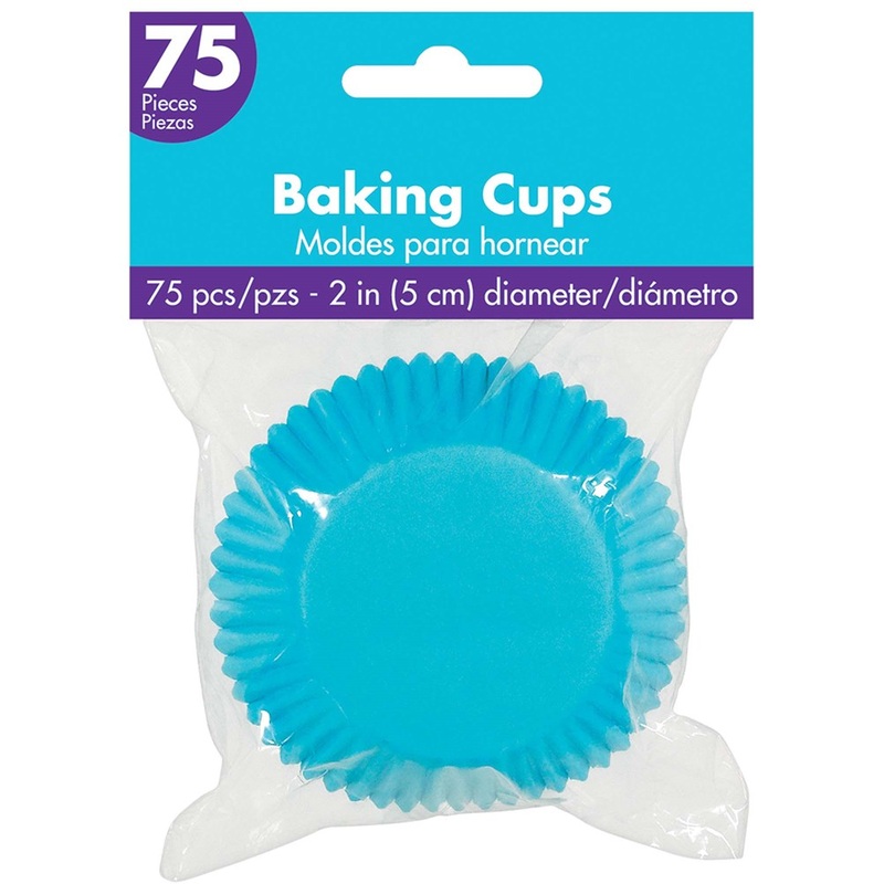 Cupcake Case Caribbean Blue 75ct