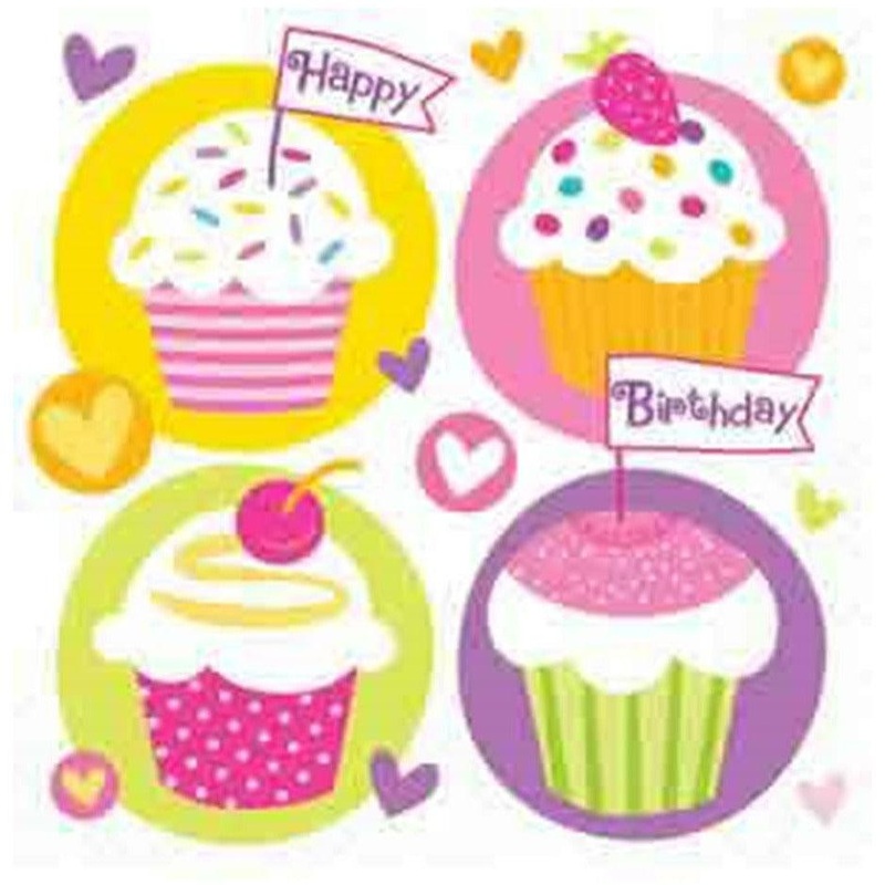 Cupcake Party Value Napkin (S)