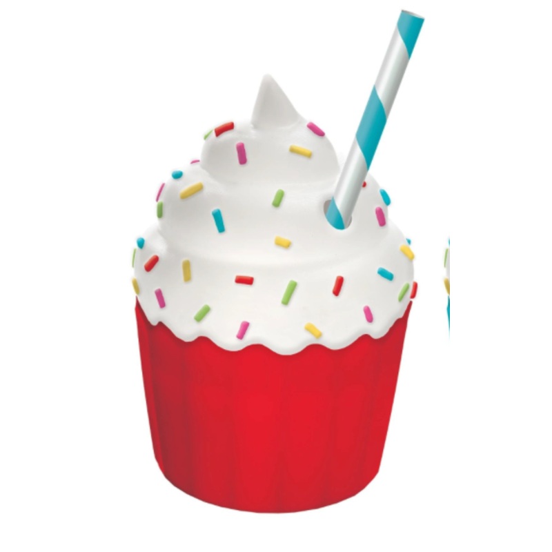 Cupcake Shaped Favor Cups, 7 Oz, Assortment,