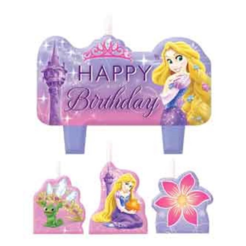 Disney Rapunzel Cake Candle