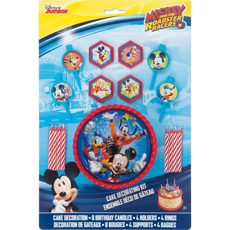 Mickey Roadster Cake Deco Kit 17pc