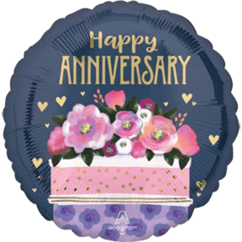 Anniversary Cake 18" Foil Balloon