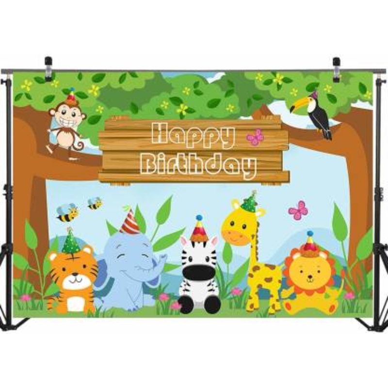 Birthday Party Backdrop For Photography Banner Event Cake Table Decor Home Decoration Photo Booth Background