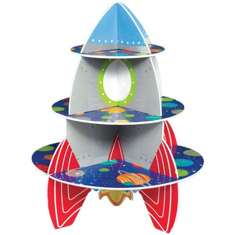 Blast Off Space Cake Treat Stand
