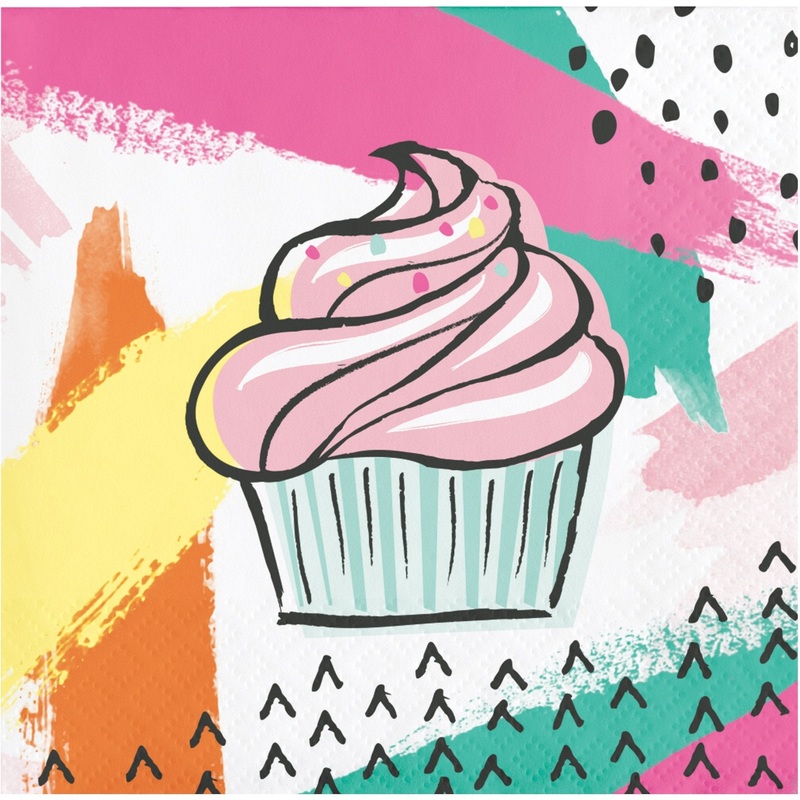 Cupcake Party Napkins
