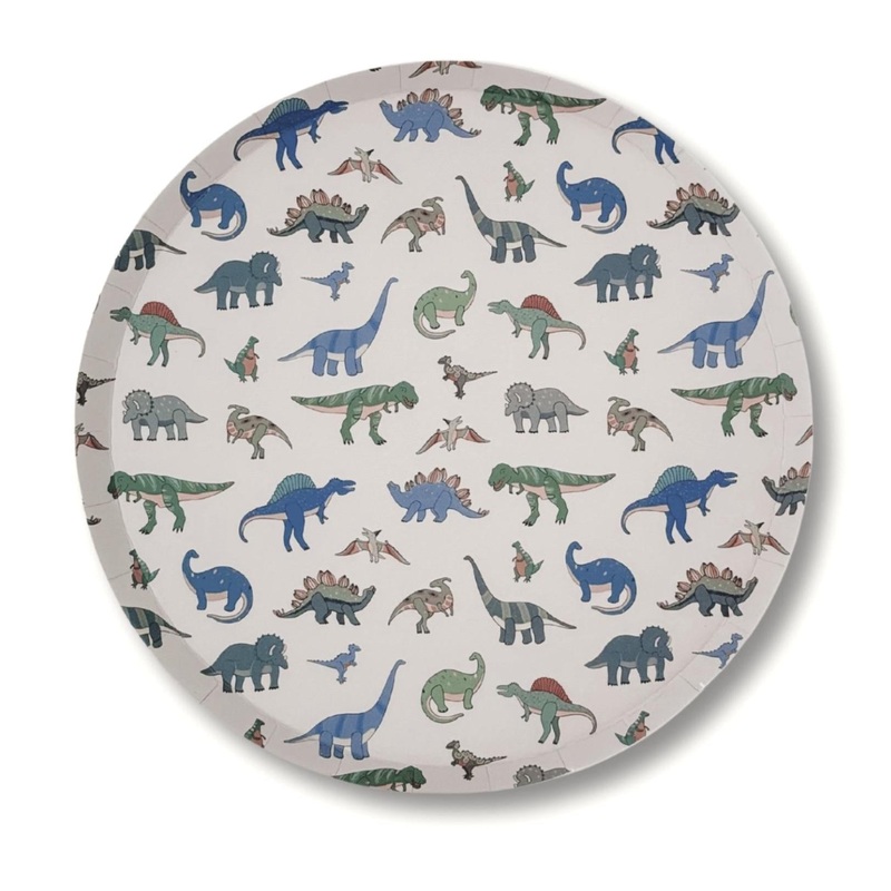 Dinosaur Cake Plates 12ct