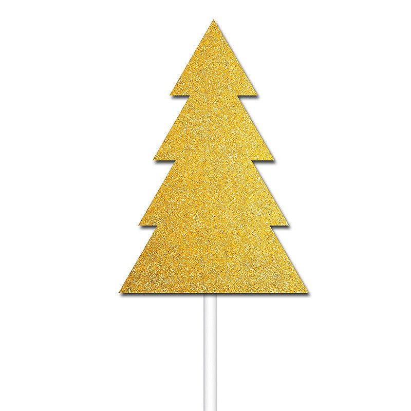 Gold Tree Cake Toppers (Pk12)