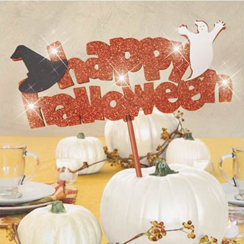 Happy Halloween Flashing Cake Topper