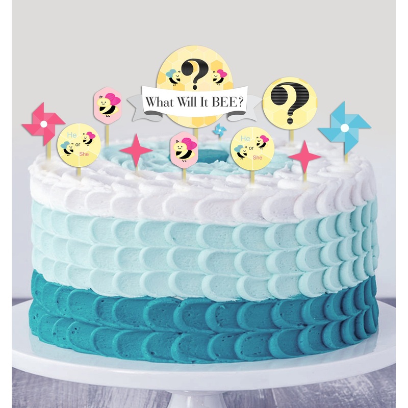 What It will BEE Party Cake Topper /Cake Decoration Kit