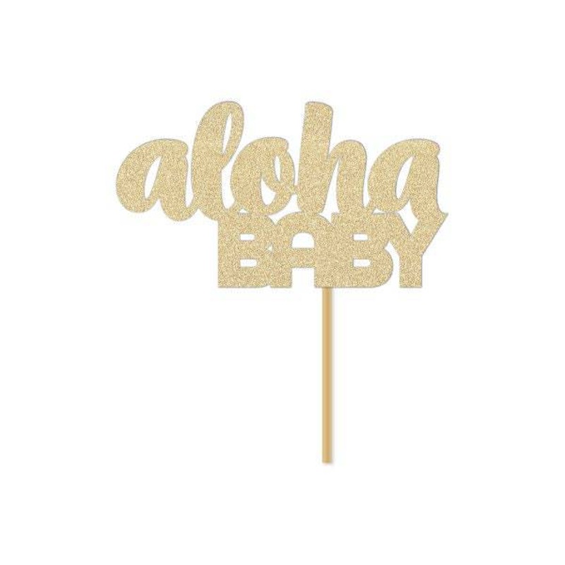 Aloha Baby Cake Topper