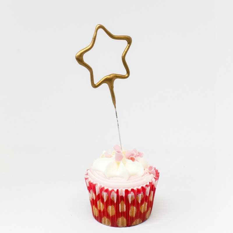 Cake Star Sparkler - Gold