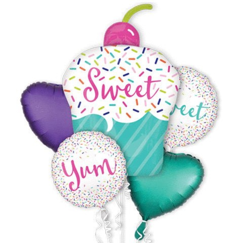 Cupcake Balloon Bouquet