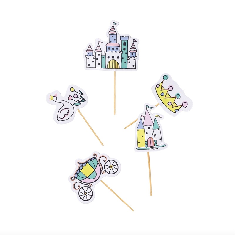 Fairytale Princess Cupcake Toppers