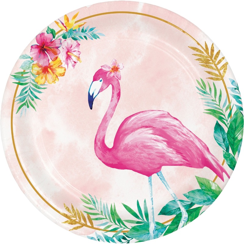Flamingo Cake Plates