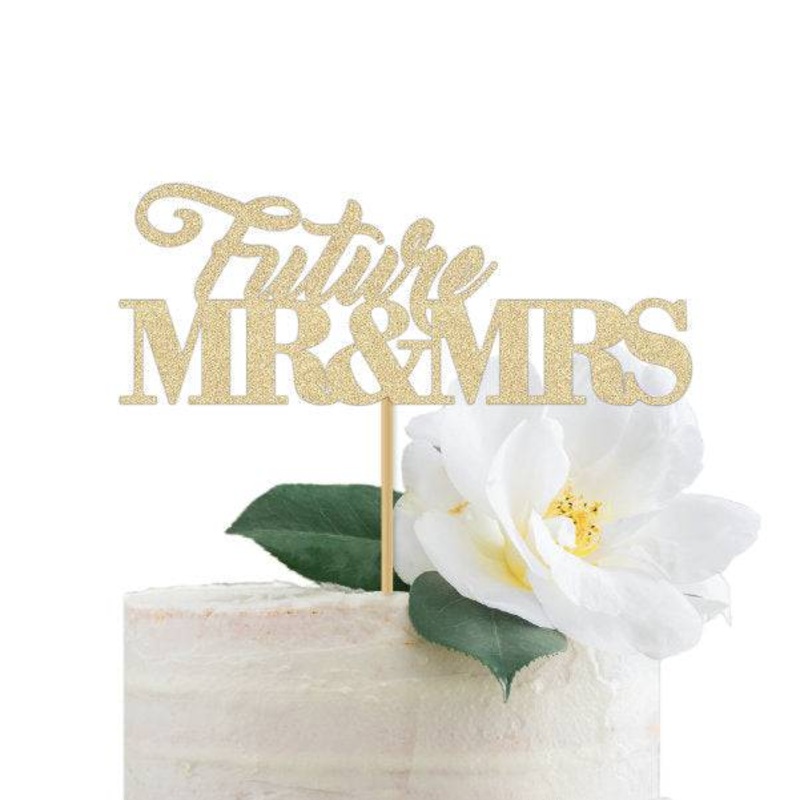 Future Mr & Mrs Cake Topper