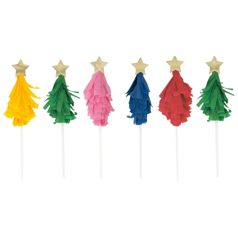 Holiday Tree Cake Toppers