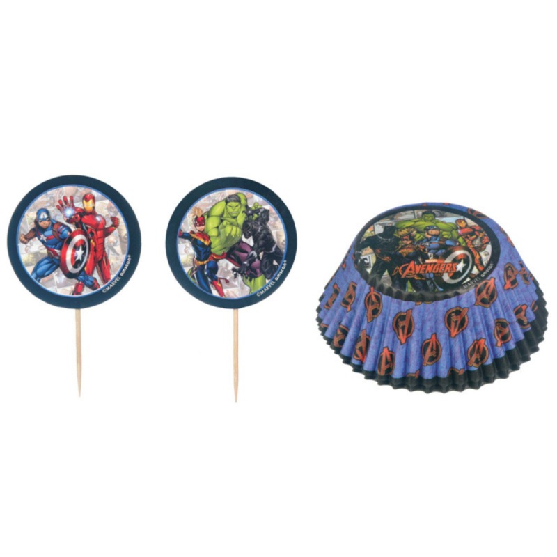 Marvel Powers Unite Cupcake Ca ses & Picks