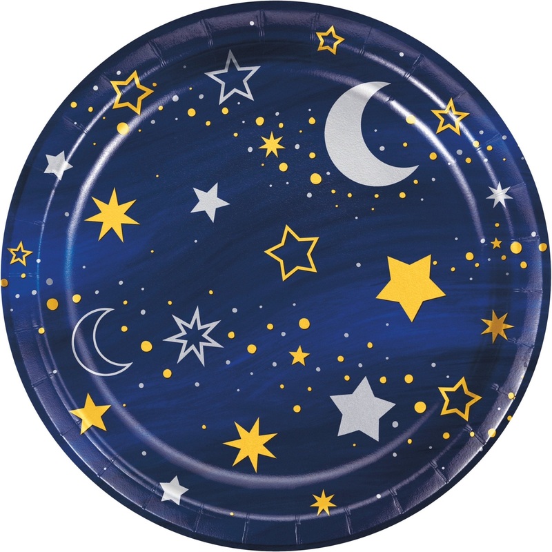 Moon & Stars Cake Plates
