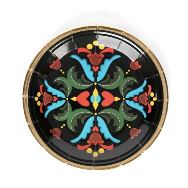 "Oktoberfest" Floral Cake Plate