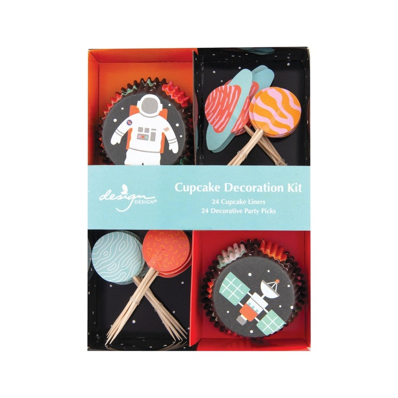 Space Party Cupcake Decorating Kit