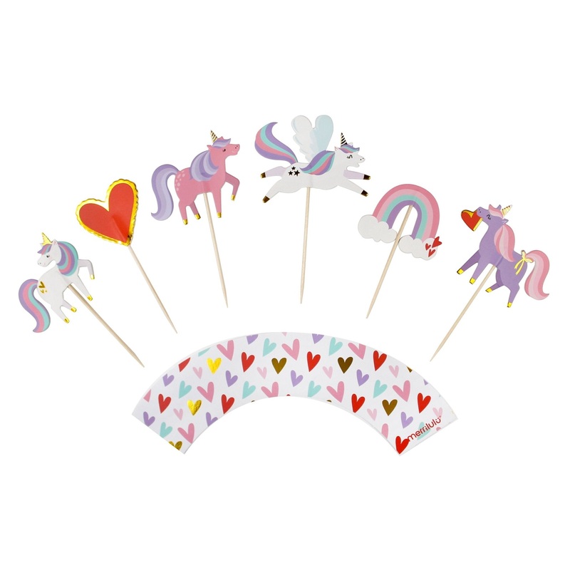 Unicorn Cupcake Decorations