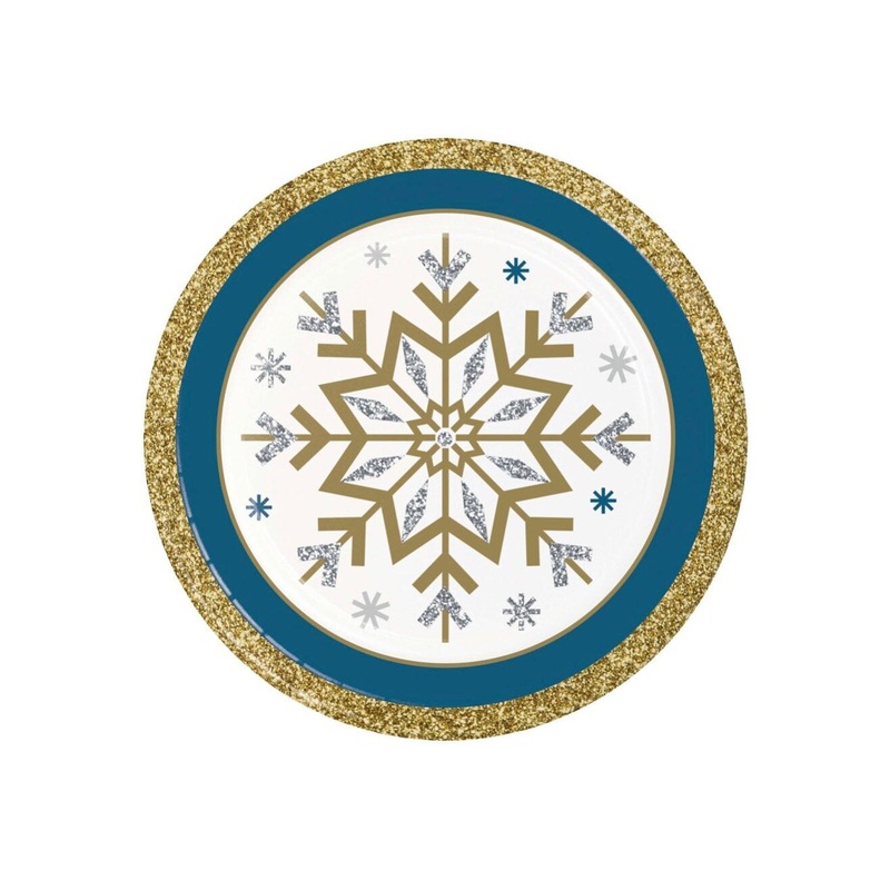 Winter Party Cake Plates