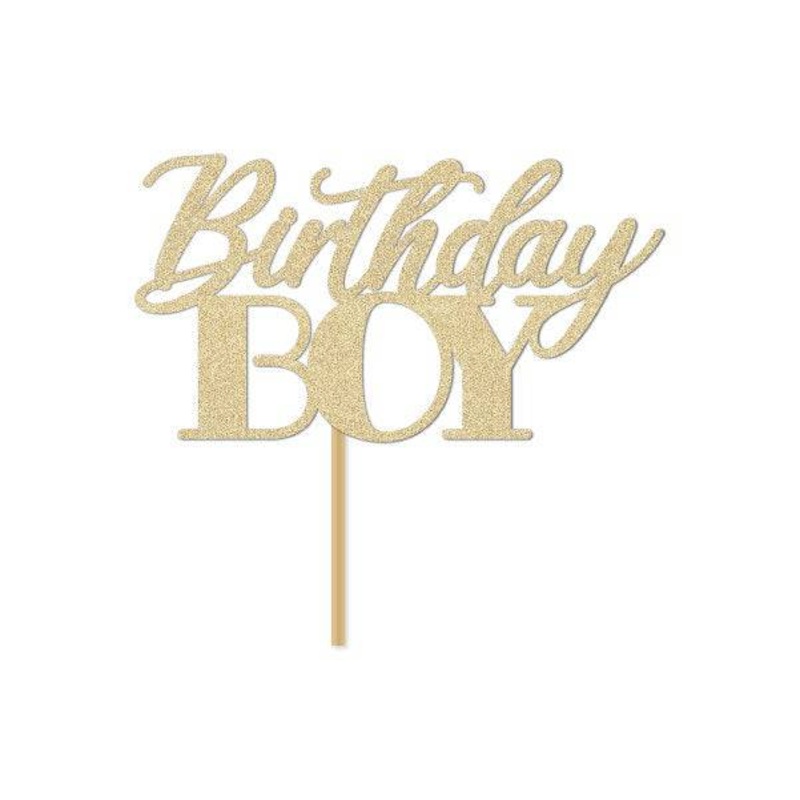 Birthday Boy Cake Topper