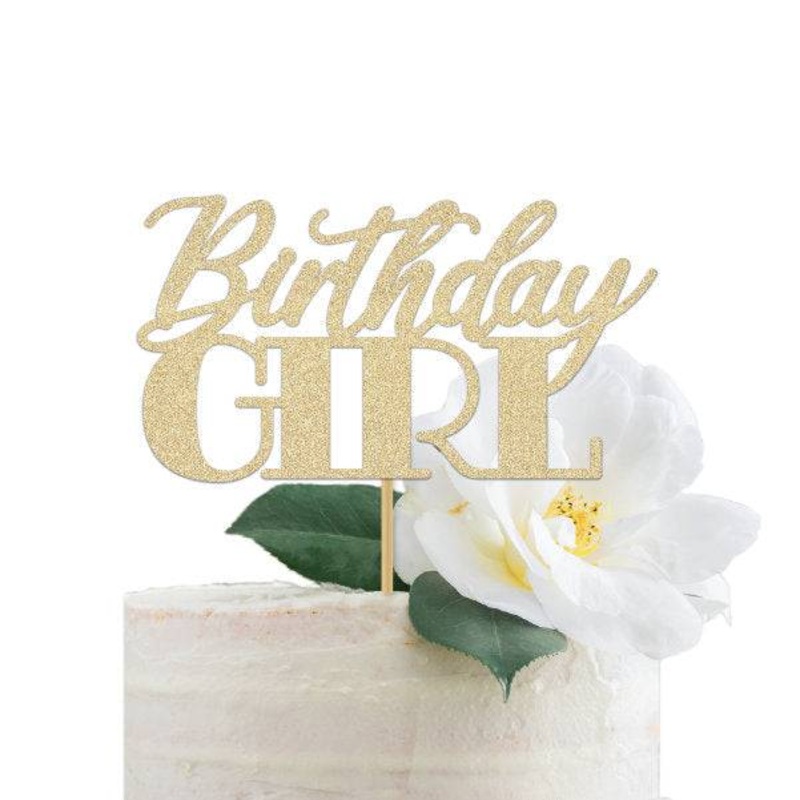 Birthday Girl Cake Topper