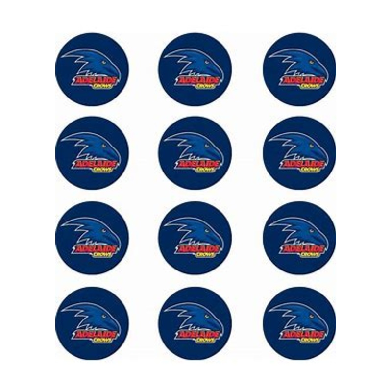 **CLEARANCE** EDIBLE IMAGES - ADELAIDE CUPCAKE TOPPER AFL