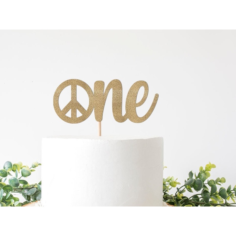 Groovy One Cake Topper