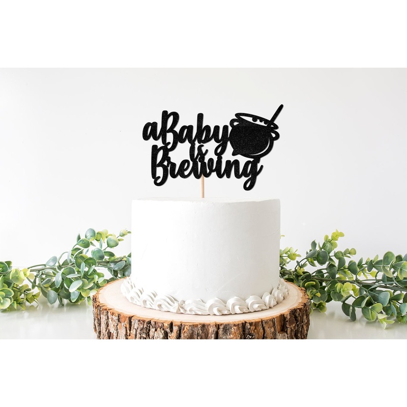 Halloween Baby Shower Cake Topper