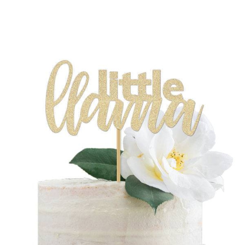 Little Llama Cake Topper