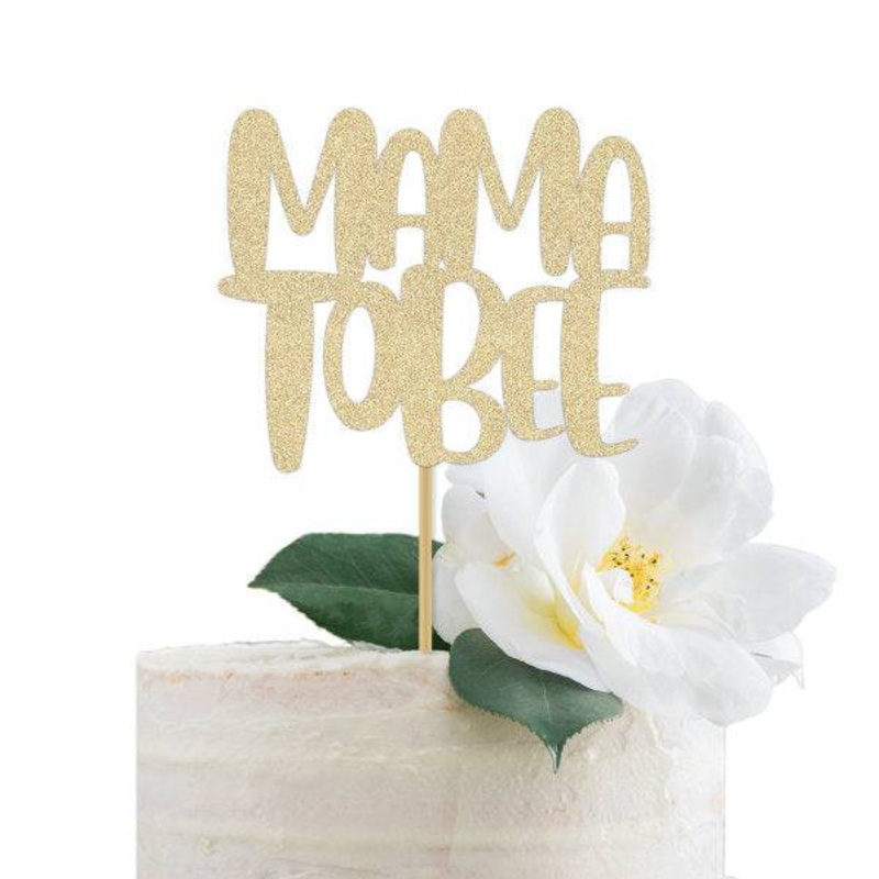 Mama To Bee Cake Topper