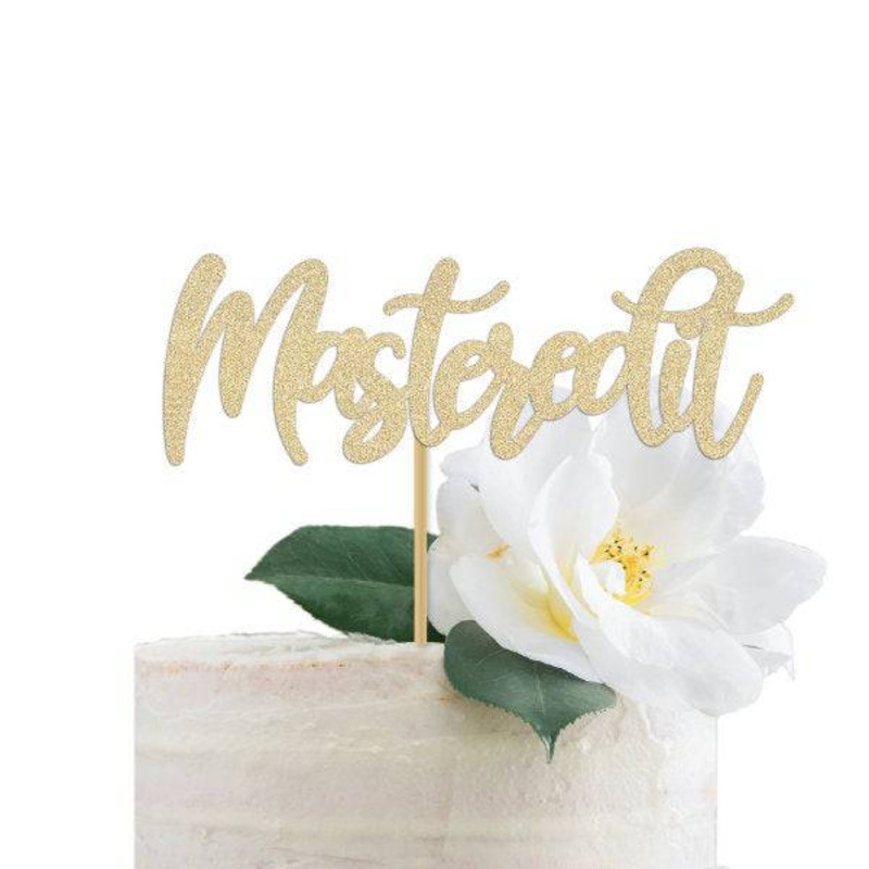 Mastered It Cake Topper