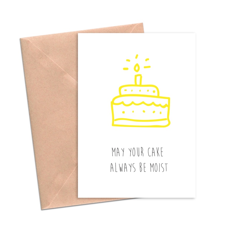 Moist Cake Card